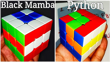 How to make Black Mamba and Python Pattern on Rubix Cube