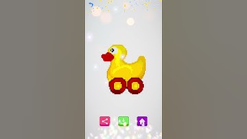 Toys Pixel Art Sandbox Coloring Book