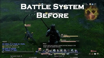 Final Fantasy XIV 1.0 - Battle System Before and After Auto-Attack Was Implemented (Leonesaurus)