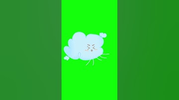 FREE Windy Cloud Animation [4K Green Screen] - No Copyright Weather VFX for Cartoon & Motion Graphic