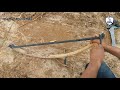 صنع القوس وسهم بطريقه بسيطة/Primitive Technology: Bow and Arrow