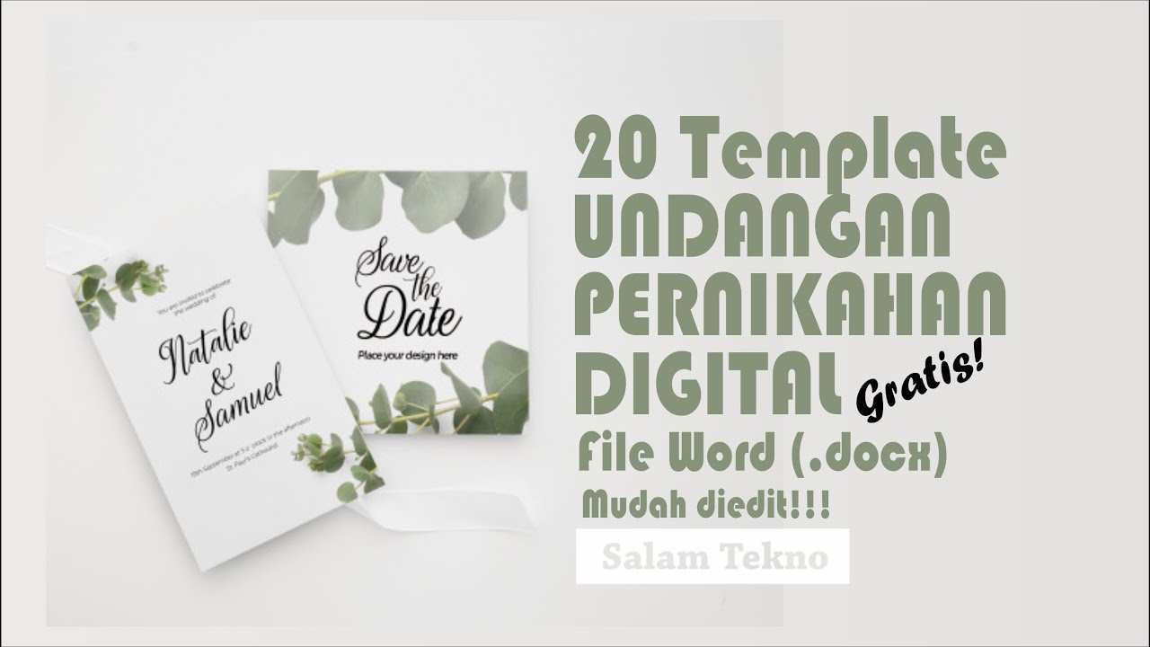 Undangan Pernikahan Contoh Katolik Video Web Invitation