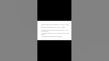 #calculus A particle moves along the x-axis so that its position @basicmathssolutions510