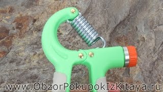 Кистевой эспандер 40кг, пластиковый. Распаковка товаров из Китая 2016. Кистевой эспандер 40кг, пластиковый. Распаковка товаров из Китая 2016.