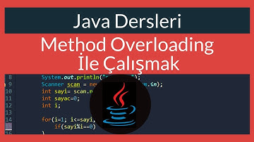 Java Dersi 35 : Method Overloading ile Çalışmak