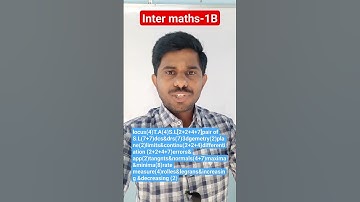 JUNIOR INTER MATHS-1B IPE EXAM //IMP//TS&AP//@naveenreddyMATH