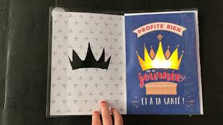ART GRAFiK carte musicale « Et que la fête soit royale » | son & lumières | anniversaire | 26574