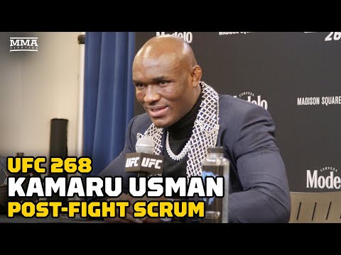 Kamaru Usman On Boxing Vs. MMA Crossovers: 'We're The Ones Who Will Take Those Risks' | UFC 268