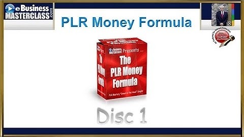 PLR Money Formula Video 1 - How To Change Minisite Templates