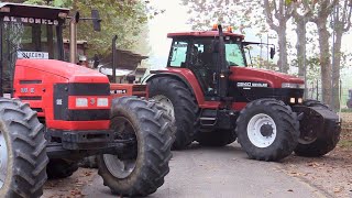 Old & modern tractors parade & startup | Raduno trattori Magreta: Landini, NH, JD, Same, Deutz, FIAT