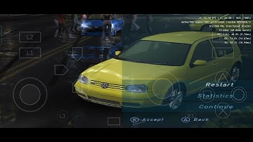 AetherSX2 (PS2) emulator - Need for speed underground - Android snapdragon 720G