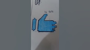 Pixal art of like button 64 bits to 1/4 bit #art #viral #shorts