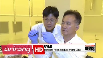 Korean researchers to mass produce micro-LED