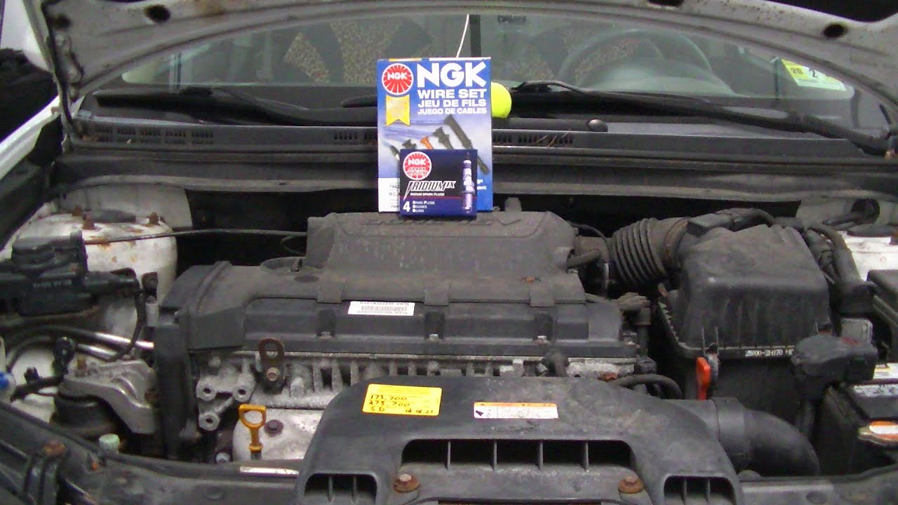 19962010 Hyundai Elantra Tune Up!! (Spark plugs, wires, air filter