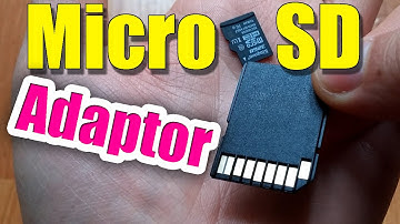 Micro SD card + SD adaptor (32GB, Class 10)