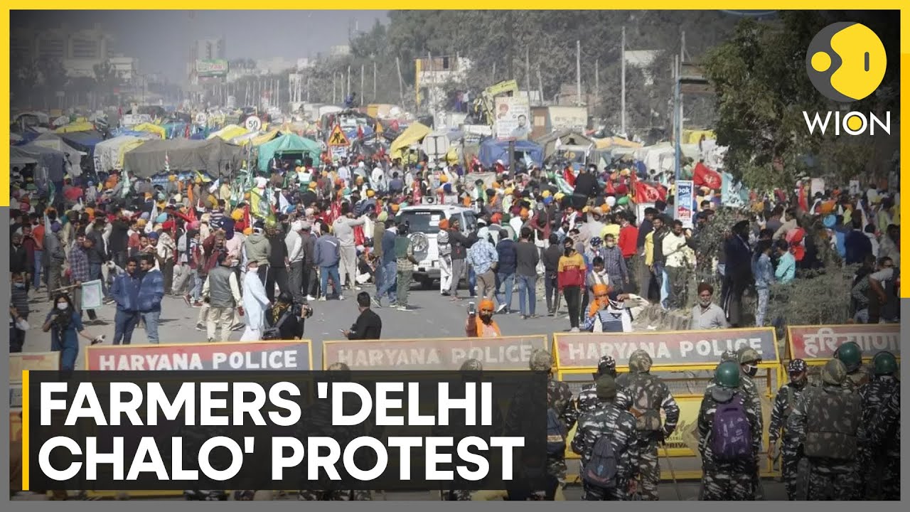 India Punjab and Haryana farmers prepare for protest communication shutdown in both states  WION
