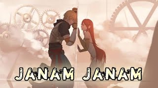 Janam Janam Hindi Amv Anime Mix || Mep Collaboration between 20 Amv Makers