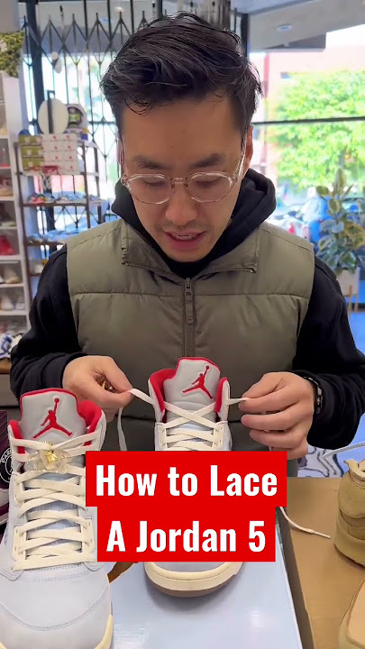 How Do You Lace Your Jordan 5s with Lace Locks? 