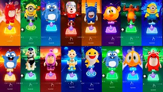 BABY SHARK vs COCOMELON vs PINKFONG vs Rainbow Friends & All Stars Mega Big VS | Tiles Hop Edm