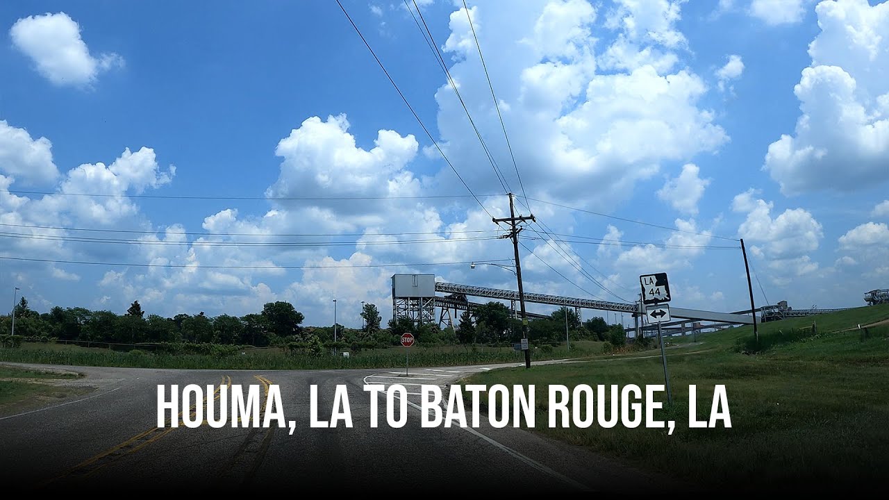 Road Trip Houma, LA to Baton Rouge, LA [4K] YouTube
