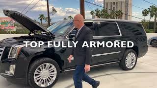 BULLET PROOF FULLY ARMORED 2020 PLATINUM ESCALADE B6