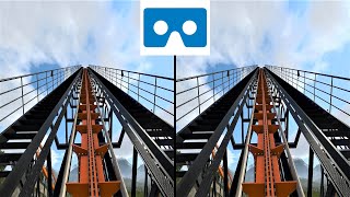 Roller Coaster 1 3D VR video для VR очков американские горки 3D SBS VR box google cardboard screenshot 3