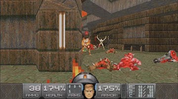 DOOM 2 - BTSX1 (Map 6 - Visplane Holding Zone): UV-Fast / UV-Plus 100% (PS5 Gameplay)