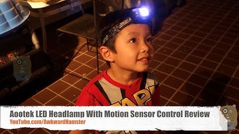 Aootek LED Headlamp With Motion Sensor Control Review