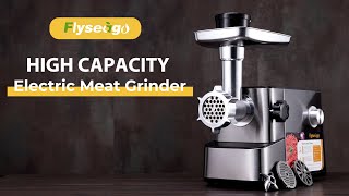 Flyseago Electric Meat Grinder with High Capacity and Storage Function