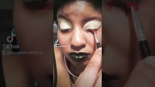 Gothmas Candy Cane Makeup Tutorial #gothmakeup #gothicmakeup #gothmua #gothicmua #gothmakeupartist