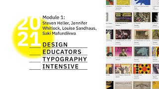 DETI: Module 1—“Design and Typography Archives” (Main Session) DETI: Module 1—“Design and Typography Archives” (Main Session)