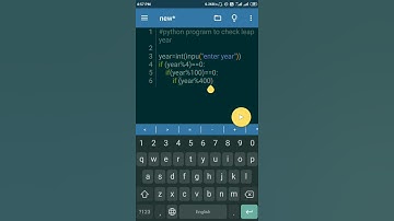 How to check leap year in python #pythoncode