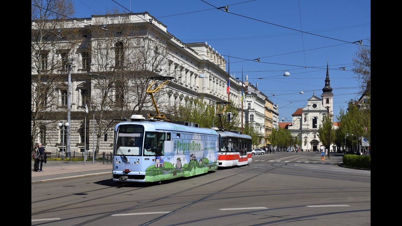 [BRNO - Pragoimex Vario LFR.E ev.č. 1596] Linka 2  Modřice, smyčka - Ořechovská (jízda)