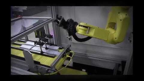 Robotic Interface Over Under Conveyor For Lights Out Operation