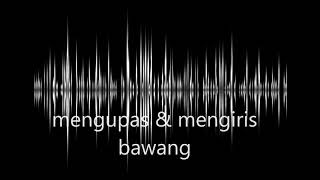 sound effect mengupas \u0026 mengiris bawang