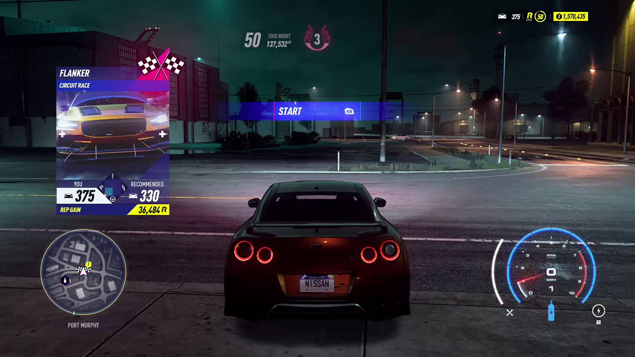 Need For Speed Heat: Nissan GT-R R35 Premium (2017) (Flanker) - YouTube