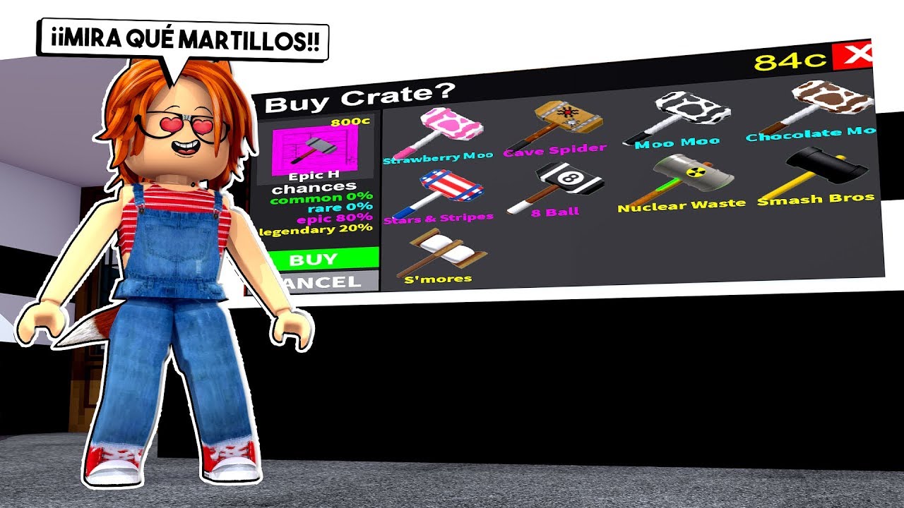 Nuevo Comprando Todos Los Martillos De Flee The Facility De Roblox Youtube - hackeando los ordenadores de roblox flee the facility