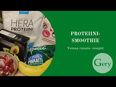 Täydennetty proteiinismoothie