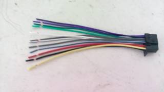 Colores de cables del autoestereo