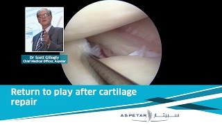 Return to Play After Cartilage Repair | Dr. Scott Gillogly (Aspetar)