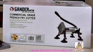 Gander Mountain Commercial French Fry Cutter Unboxing