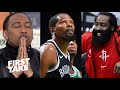 FIRST TAKE | Stephen A reacts Brooklyn Nets blew out Golden State Warriors: Nets should trade Harden