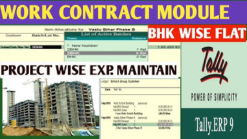 contractwork module with  tally . Project wise expense maintain.|Gyan amrit