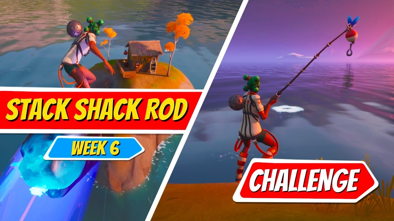 FORTNITE CHALLENGES GUIDE - Catch A Weapon At Stack Shack! - YouTube