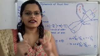 Problem on inclined venturimeter /  dynamics of fluid flow
