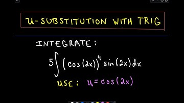 ❖ Integrating Trigonometric Functions Using U-Substitution Example 2❖