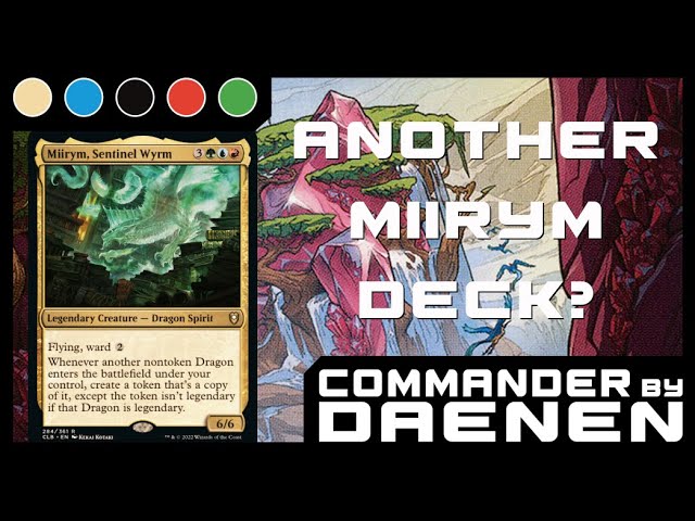mtg miirym sentinel wyrm commander deck Elite Commander Miirym Copy Dragons Deck - Temur - Red Blue Green - EDH -  Miirym, Sentinel Wyrm - 100 Card - Custom Magic The Gathering Deck - Very  Strong! : Toys & Games main image 0