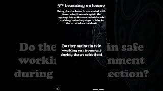 IBMS Specialist portfolio: Tissue selection Learning outcome 3 #Shorts