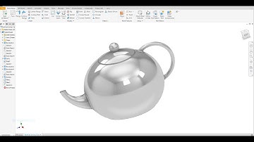Autodesk Inventor Drawing Tea Kettle Steel