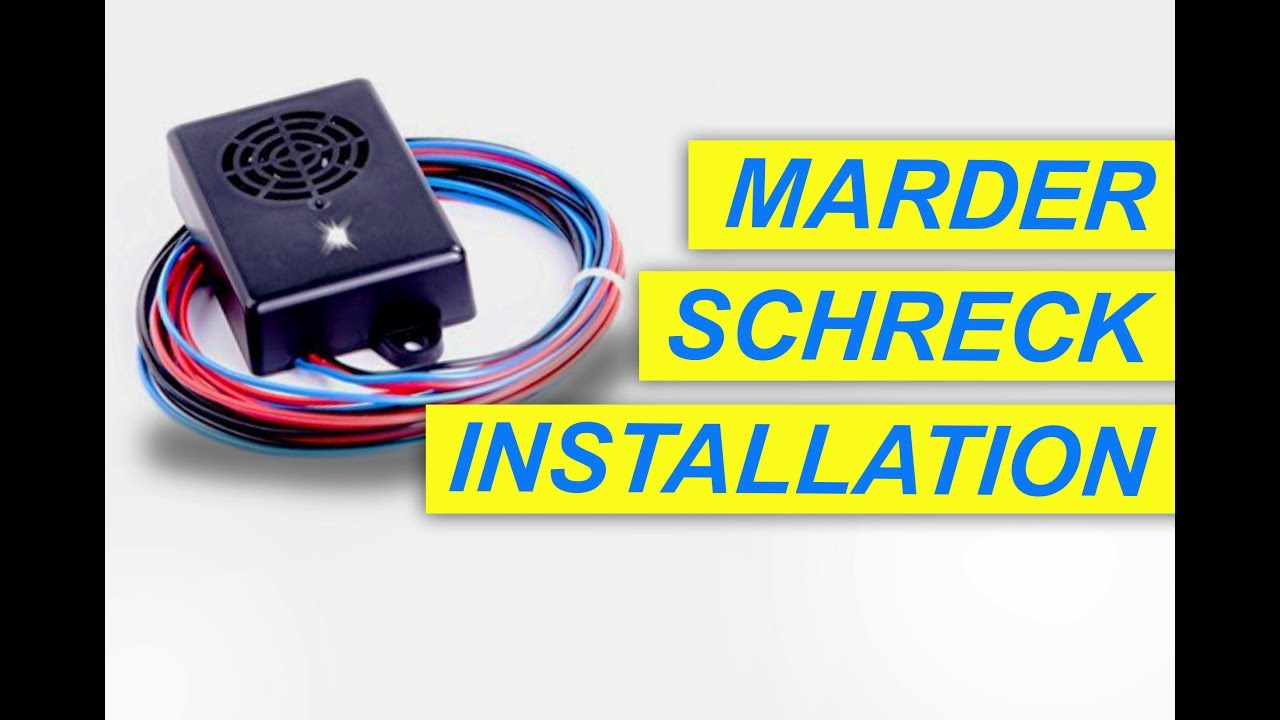 Installation Marder Abwehr Gerät - Mardersicher Ultra 